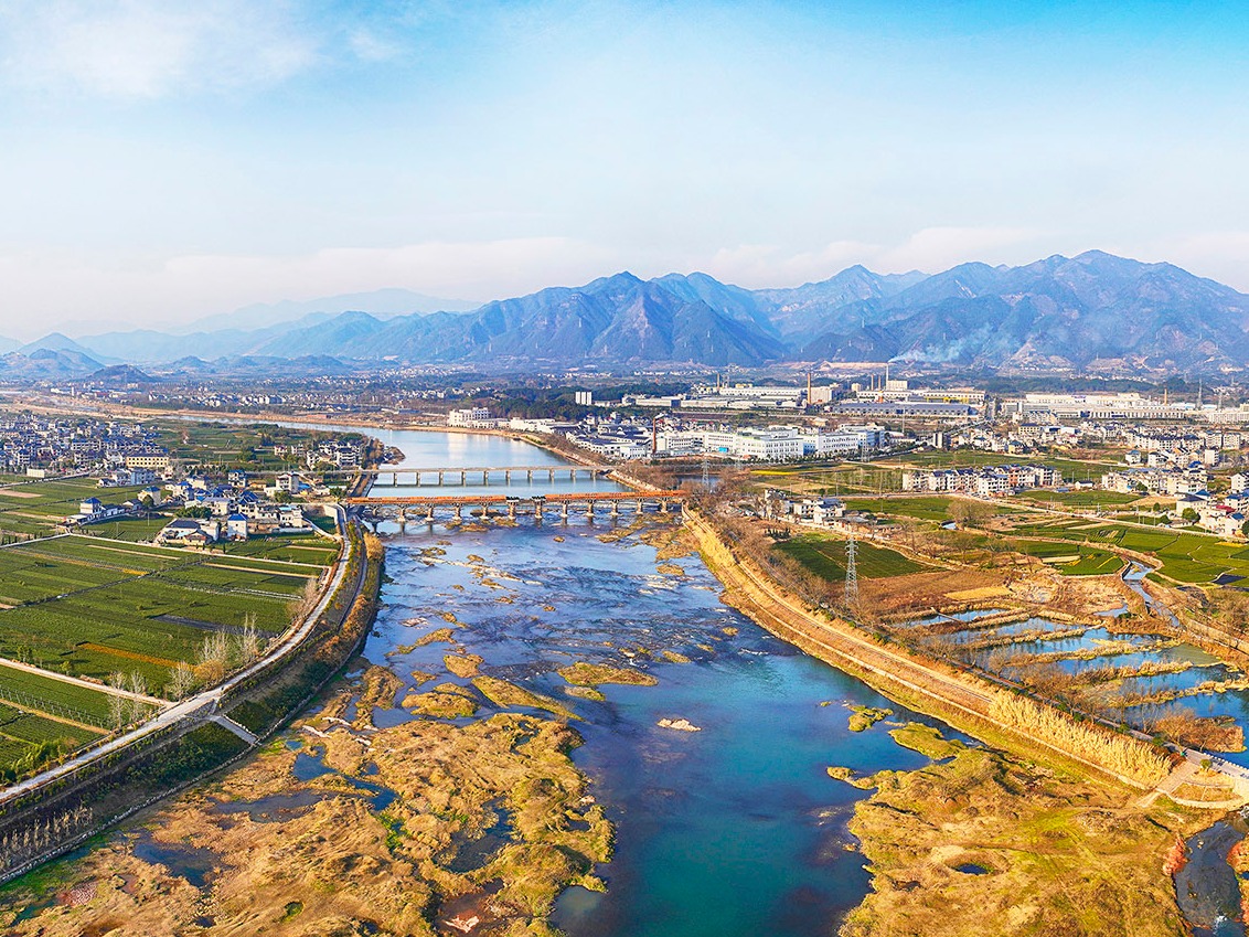 浙江石門廊橋，穿點連線，建構區域獨特的自然人文景觀